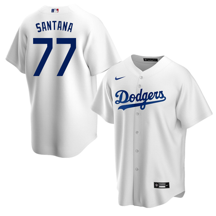 Nike Men #77 Dennis Santana Los Angeles Dodgers Baseball Jerseys Sale-White